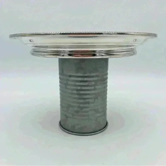 Revere Pewter 6 Cordial Pineapple Stem Footed Glasses with tray - Picture 5 of 14